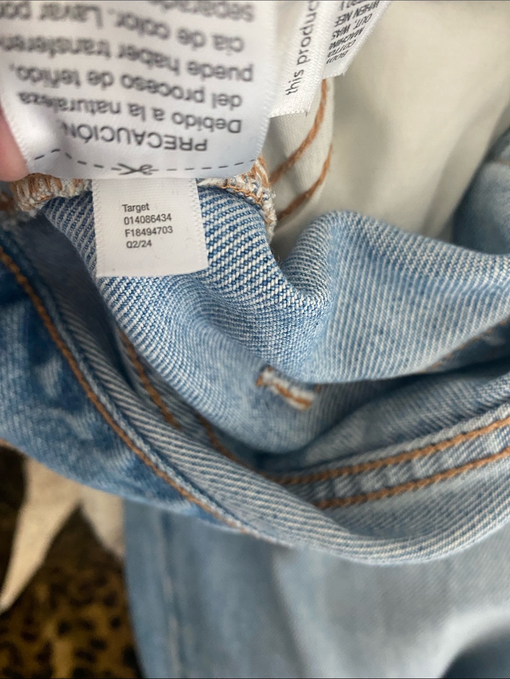 Universal Thread Light Blue Wide-Leg Jeans with Side Stud Trim - Picture 7 of 7